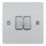 LAP  20A 16AX 2-Gang 2-Way Light Switch  Brushed Stainless Steel