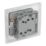 LAP  20A 16AX 2-Gang 2-Way Light Switch  Brushed Stainless Steel