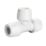 Hep2O  Plastic Push-Fit Equal Keyless Tee 15mm