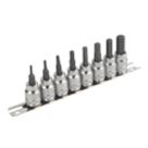 Magnusson  3/8" Drive Hex Bit Socket Rail 8 Pcs