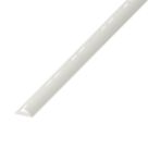 Diall 6mm Round PVC Tile Trim White 2.5m