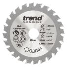 Trend CSB/8524A Wood Thin Kerf Circular Saw Blade for Cordless Saws 85mm x 15mm 24T