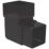 FloPlast  92.5° Square Offset Bend Brown 65mm