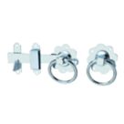 Hardware Solutions Ring Gate Latch Kit Silver