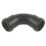 FloPlast Push-Fit Bend Black 92.5° 32mm