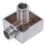 ETAL Veda Square Shower Wall Outlet Elbow Chrome 53mm