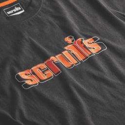 Scruffs Houghton Worker Short Sleeve T-Shirts Grey / Navy / Black Small 41" Chest 3 Pack