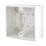 British General 900 Series 1-Gang Surface Pattress  Back Box 42mm