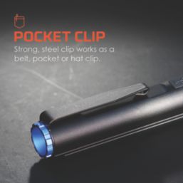 Nebo Blueline Rechargeable LED Handheld Torch Black 450lm