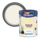 Dulux Walls & Ceilings 5Ltr Jasmine White Matt Emulsion  Paint