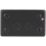 British General  Black 13A 2-Gang SP Switched Metal Clad Type A RCD Socket On/Off Indicator with Colour-Matched Inserts