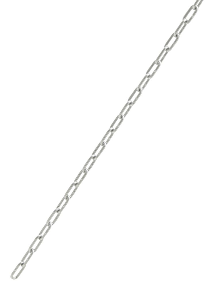 Essentials SideWelded ZincPlated Short Link Chain 3mm x 2.5m Screwfix