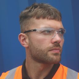 Traega Green Tana Clear Lens Safety Glasses