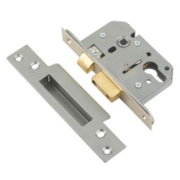 ERA  Satin Silver Euro Sashlock 65mm Case - 44mm Backset