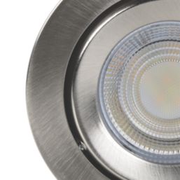 LAP Ubertas Tilt  LED Downlights Brushed Nickel 4W 420lm 10 Pack