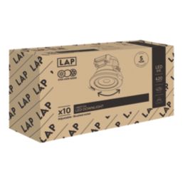 LAP Ubertas Tilt  LED Downlights Brushed Nickel 4W 420lm 10 Pack