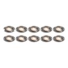 LAP Ubertas Tilt  LED Downlights Brushed Nickel 4W 420lm 10 Pack