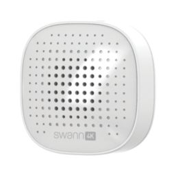 Swann SwannBuddy4K Wired or Wireless Smart Video Doorbell & Chime Black with White sides