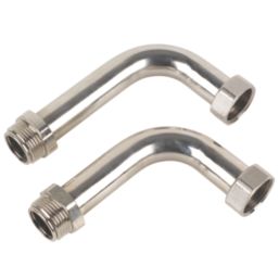 JG Speedfit Manifold Connectors Chrome 2 Pack