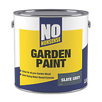 No Nonsense Garden Colour Wood Paint Semi-Matt Slate Grey 2.5Ltr