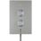 Mira Decor Warm Silver 9.5kW  Manual Electric Shower