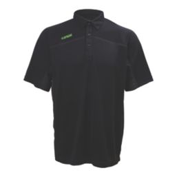 Apache Langley Polo Shirt Black Medium 44" Chest