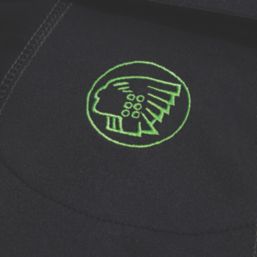 Apache Langley Polo Shirt Black Medium 44" Chest