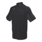 Apache Langley Polo Shirt Black Medium 44" Chest
