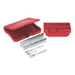 Milwaukee  1/4" Drive Ratchet & Socket Set 28 Pieces