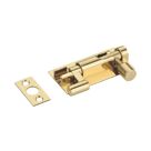 Smith & Locke Necked Door Bolt Brass-Effect 63mm