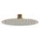 Highlife Bathrooms  Swivel & Tilt Round Rainfall Shower Head Brushed Brass 200mm