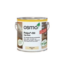 Osmo 2.5Ltr Clear Matt Solvent-Based Interior Wood Finishing Oil