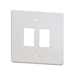 Varilight PowerGrid 2-Module Grid Faceplate White