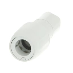 Hep2O  Plastic Push-Fit Stem Coupler F 15mm x M 22mm