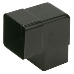 FloPlast  92.5° Square Offset Bend Black 65mm