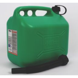 Hilka Pro-Craft Plastic Fuel Can Green 10Ltr