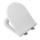 Croydex Malo Soft-Close with Quick-Release Toilet Seat Thermoset Plastic White
