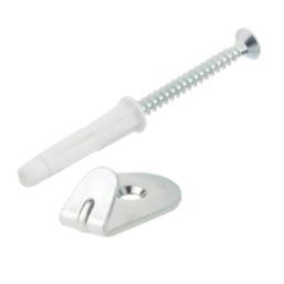 Corefix One Medium Duty Universal Wall Hooks Silver 2 Pack