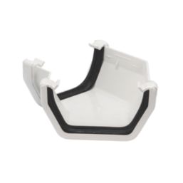 FloPlast  uPVC 135° Square Gutter Angle White 114mm