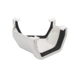 FloPlast  uPVC 135° Square Gutter Angle White 114mm