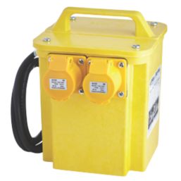Carroll & Meynell  3000VA Intermittent Step-Down Isolation Transformer 230V/110V Yellow