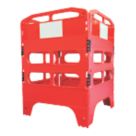 Melba Swintex  4-Part Utility Pedestrian Barrier Red 750mm