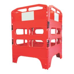 Melba Swintex  4-Part Utility Pedestrian Barrier Red 750mm