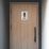 Essentials "Male" Toilet Door Sign 200mm x 150mm