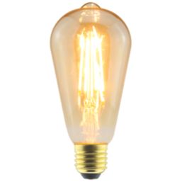 LAP  E27 ST64 LED Virtual Filament Light Bulb  470lm 3.4W