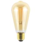 LAP  E27 ST64 LED Virtual Filament Light Bulb  470lm 3.4W