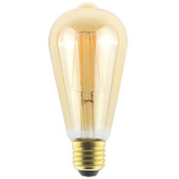 LAP  E27 ST64 LED Virtual Filament Light Bulb  470lm 3.4W