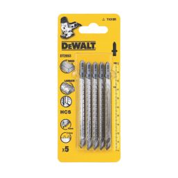 DEWALT T101BR  Multi-Material Jigsaw Blades 100mm 5 Pack