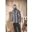Scruffs  Padded Checked Shirt Black/White/Grey Medium 42" Chest