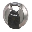 Master Lock Excell  Weatherproof  Disc Padlock Steel 80mm